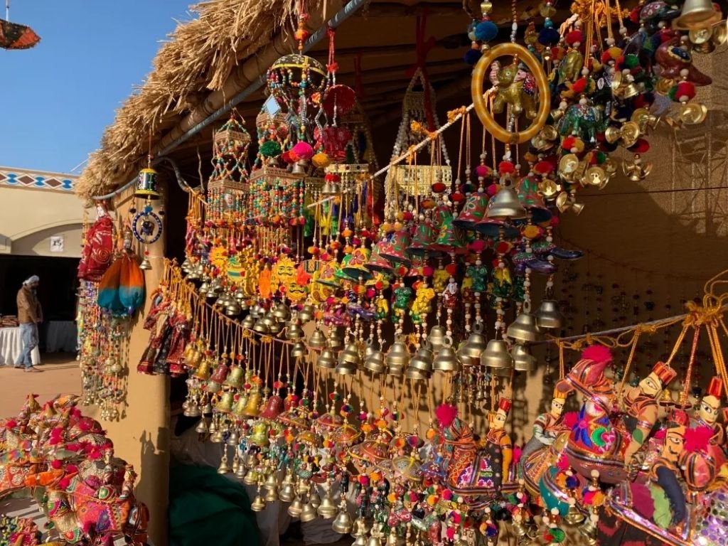 Vankar weaver at a traditional pit loom in Bhujodi village Kutch
