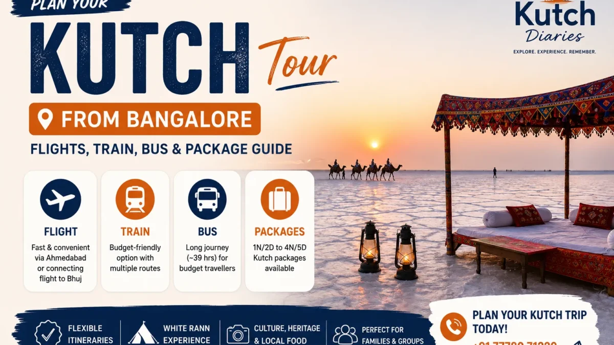Kutch Tour from Bangalore 2026-27 — Flights, Train, Bus & Package Guide